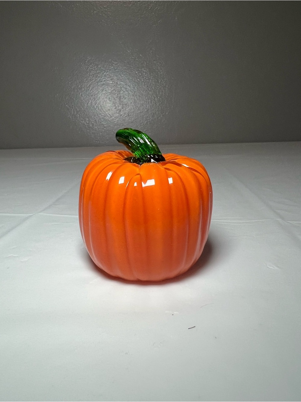 Blown Glass Pumpkin Decor Unbranded